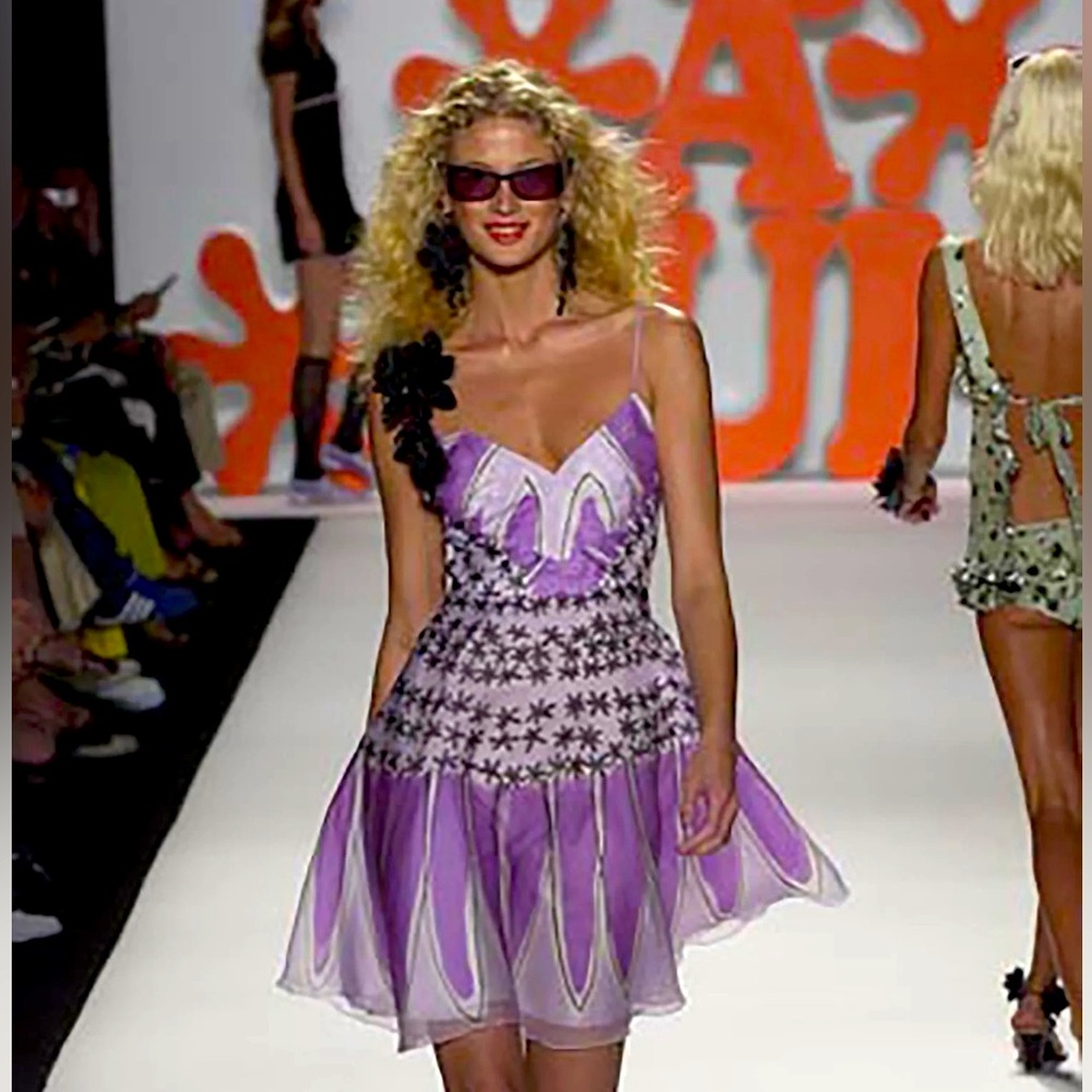 ANNA SUI SS2004 Runway Archive Dress Sz 4